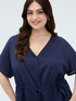 Bluse aus Viskose mit Kordelzug in der Taille image number 2