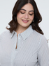 Striped cotton shirt image number 2