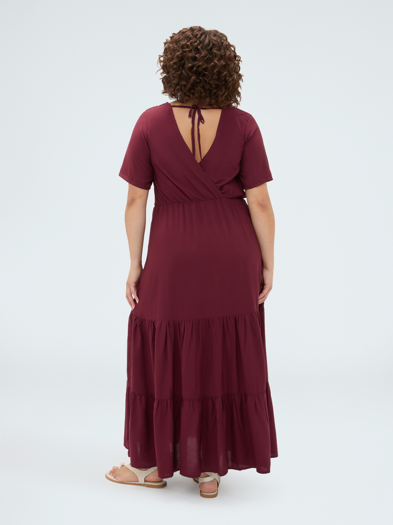 Long Smile viscose dress image number 1