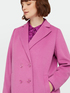 Pink double-breasted coat image number 1
