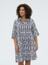 Viscose shirtdress with print image number 4