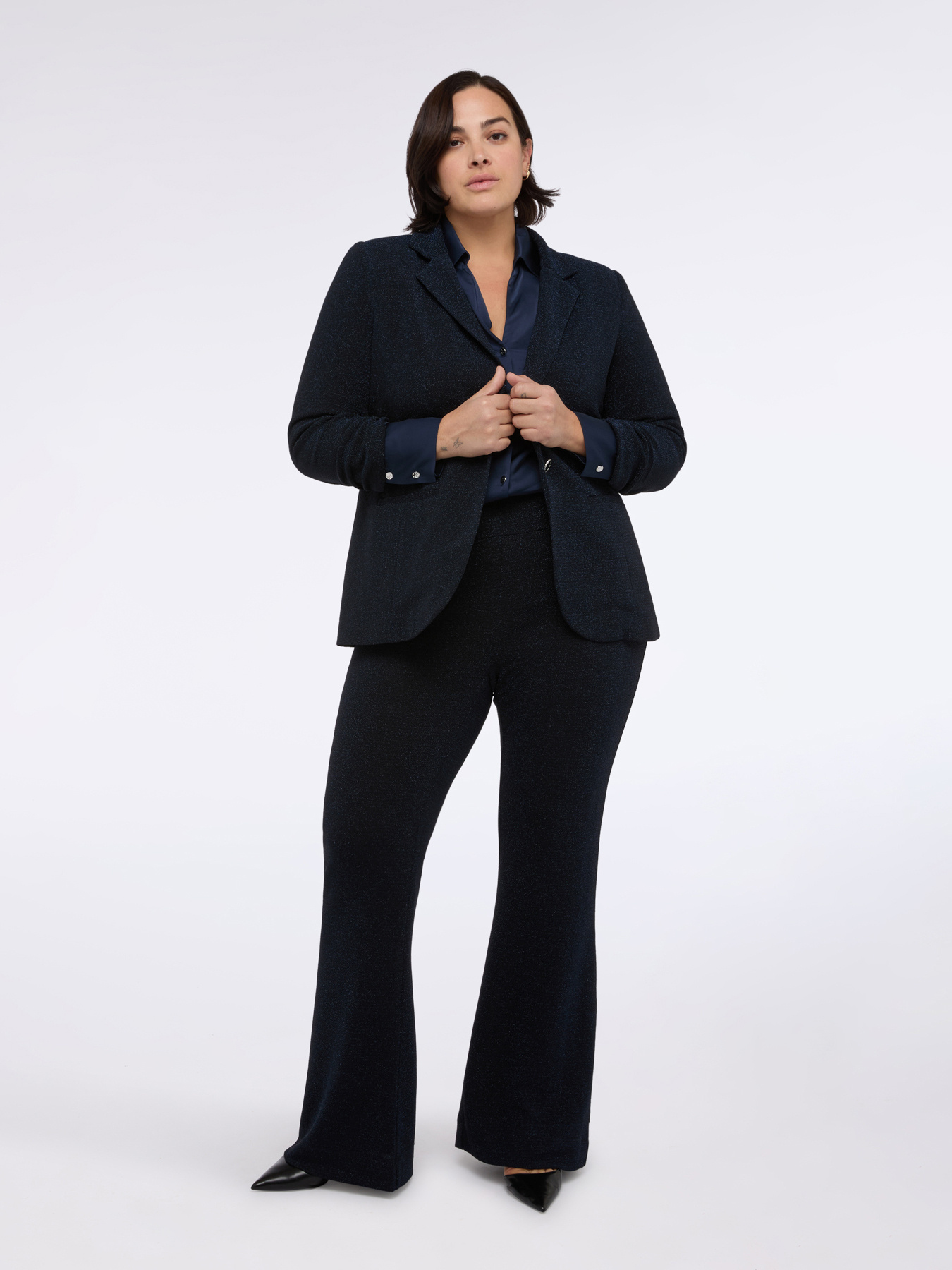 Blazer in jersey lurex image number 0