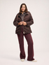 Short wave-quilted puffer jacket image number 2