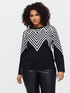 Pullover mit Chevron-Muster aus Viskose LENZING ECOVERO&trade; image number 3