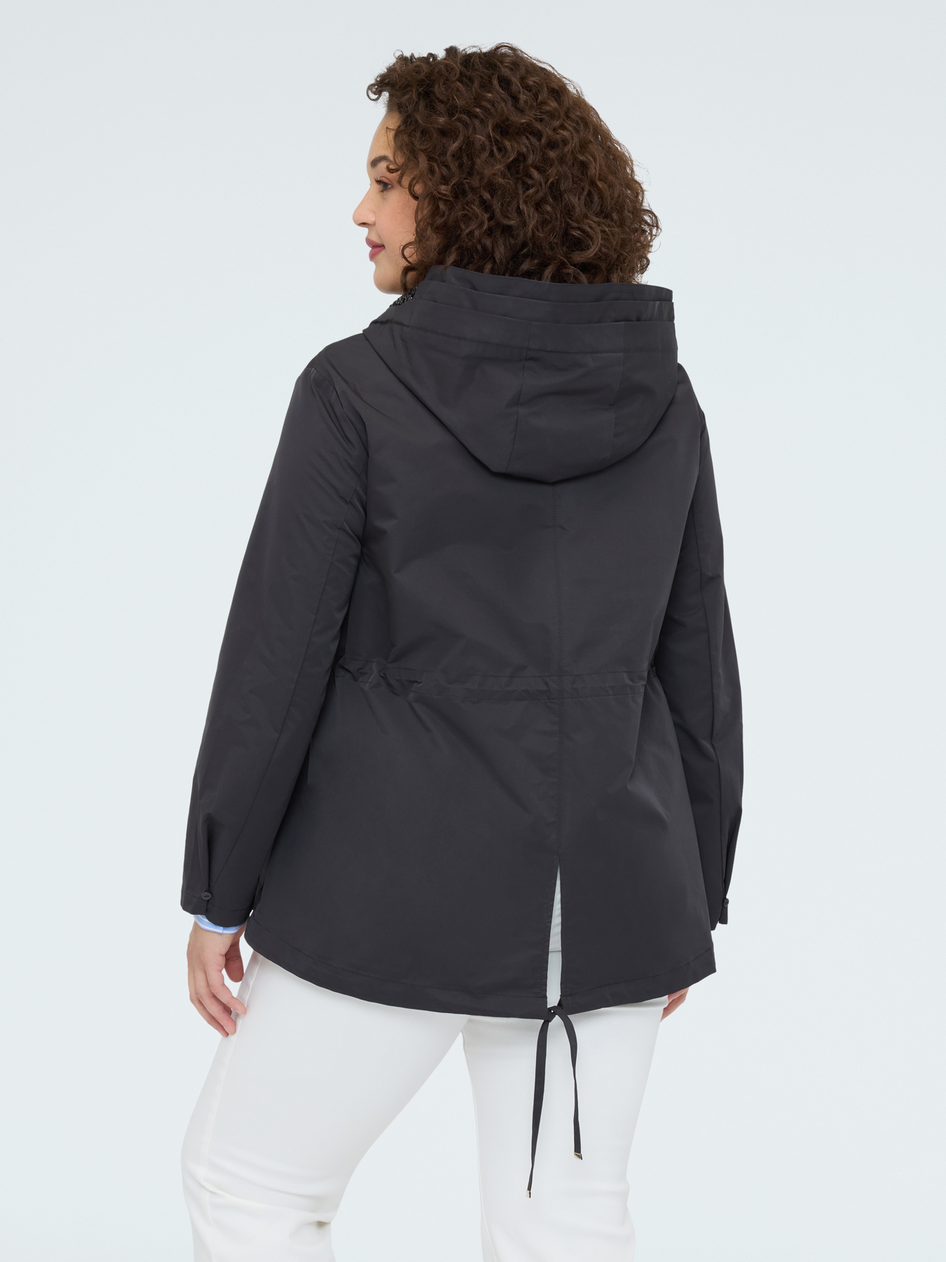Parka with hood and appliqu&eacute;s image number 2