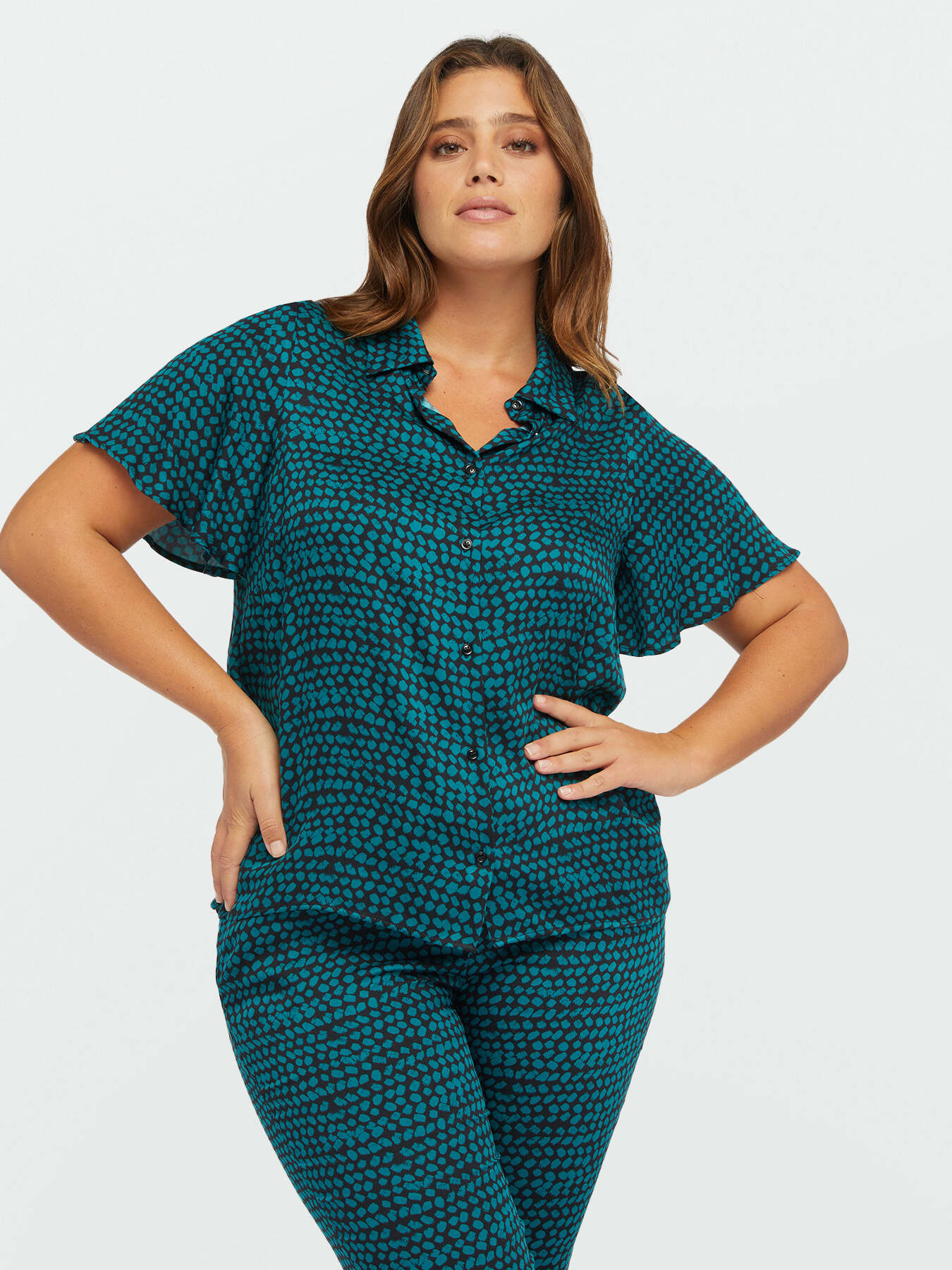 Camicia con fantasia stampata image number 0