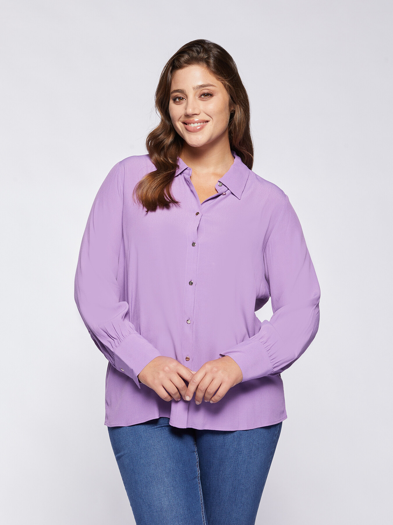 Camisa de color de viscosa ECOVERO&trade; image number 0