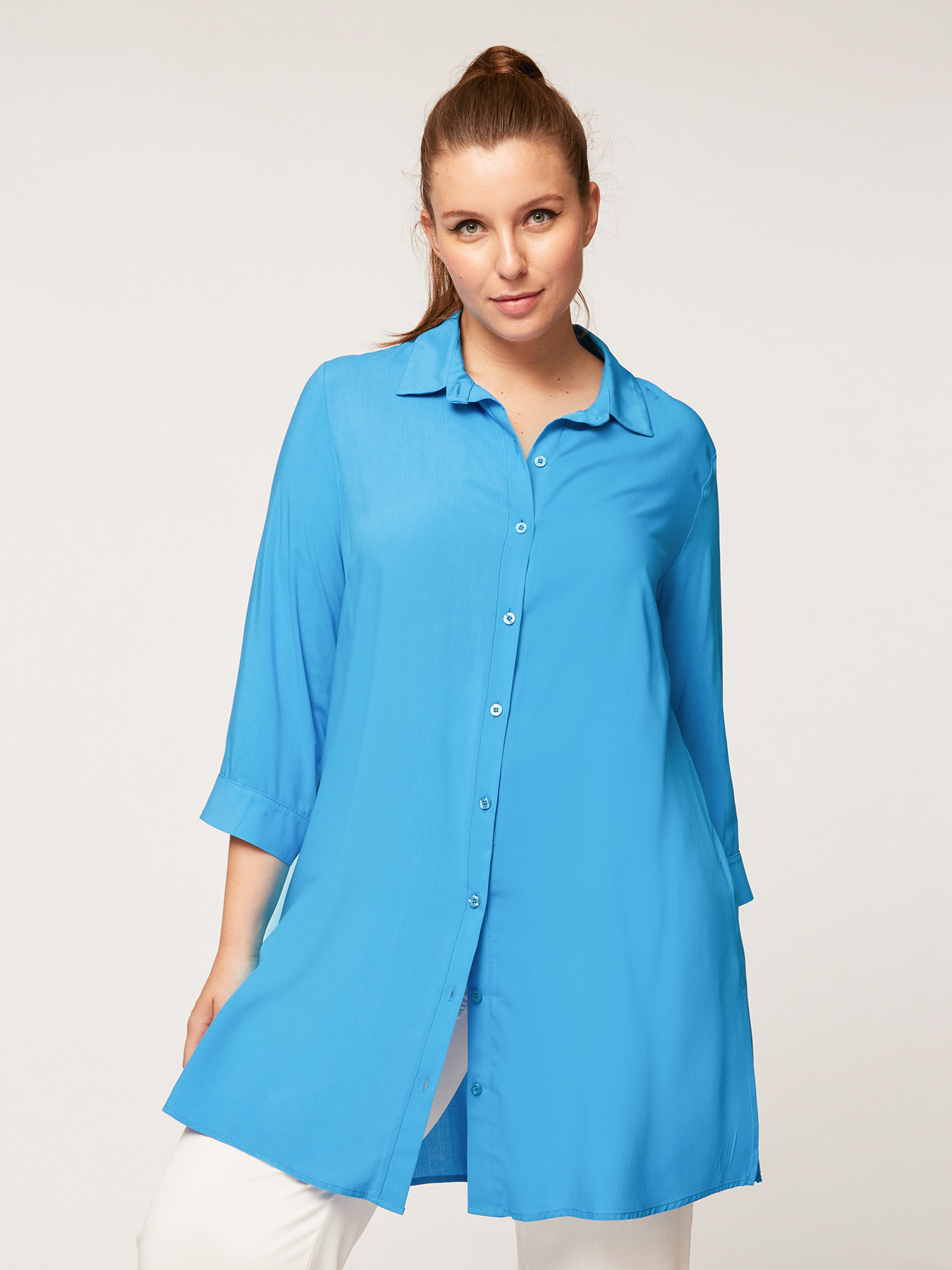 Chemise longue en viscose image number 0