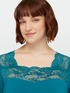 T-shirt with lace image number 2