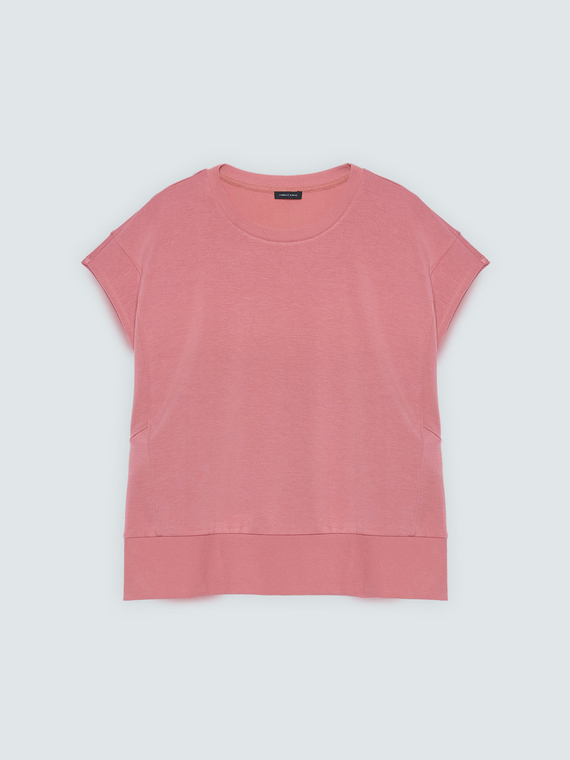 Sleeveless scuba sweatshirt