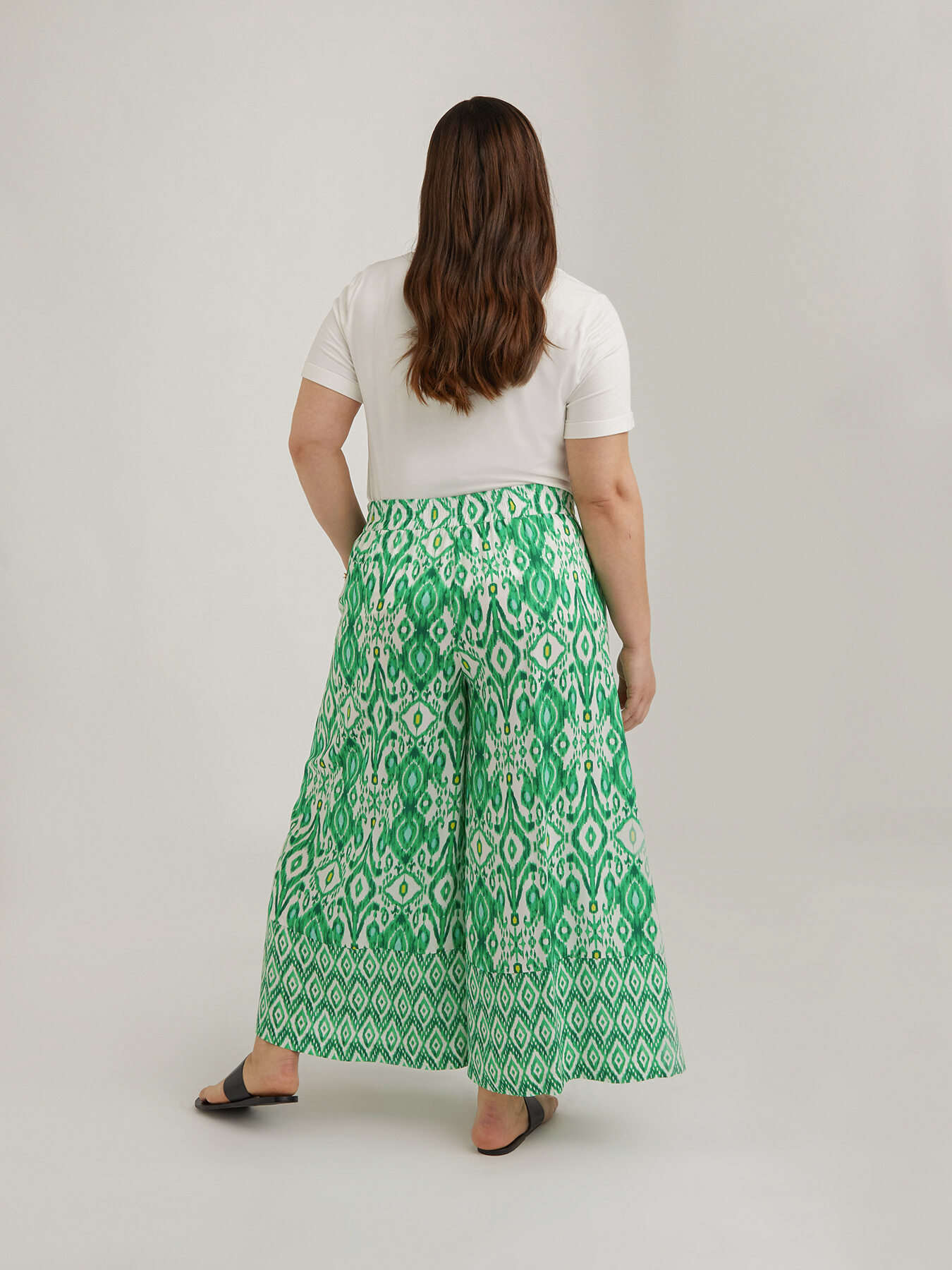 Pantaloni palazzo stampati image number 1