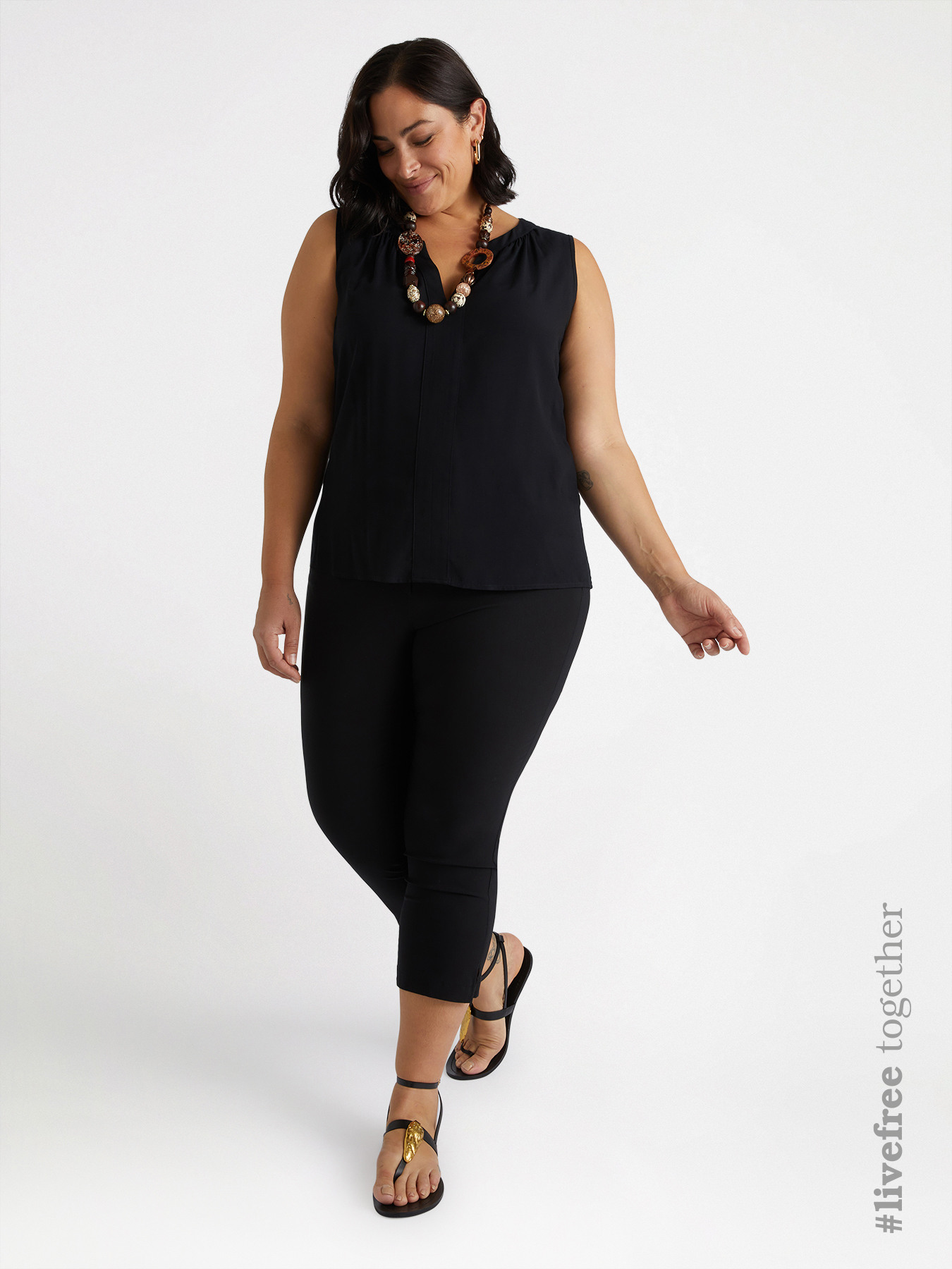 Top en viscose LENZING&trade; ECOVERO&trade; image number 0