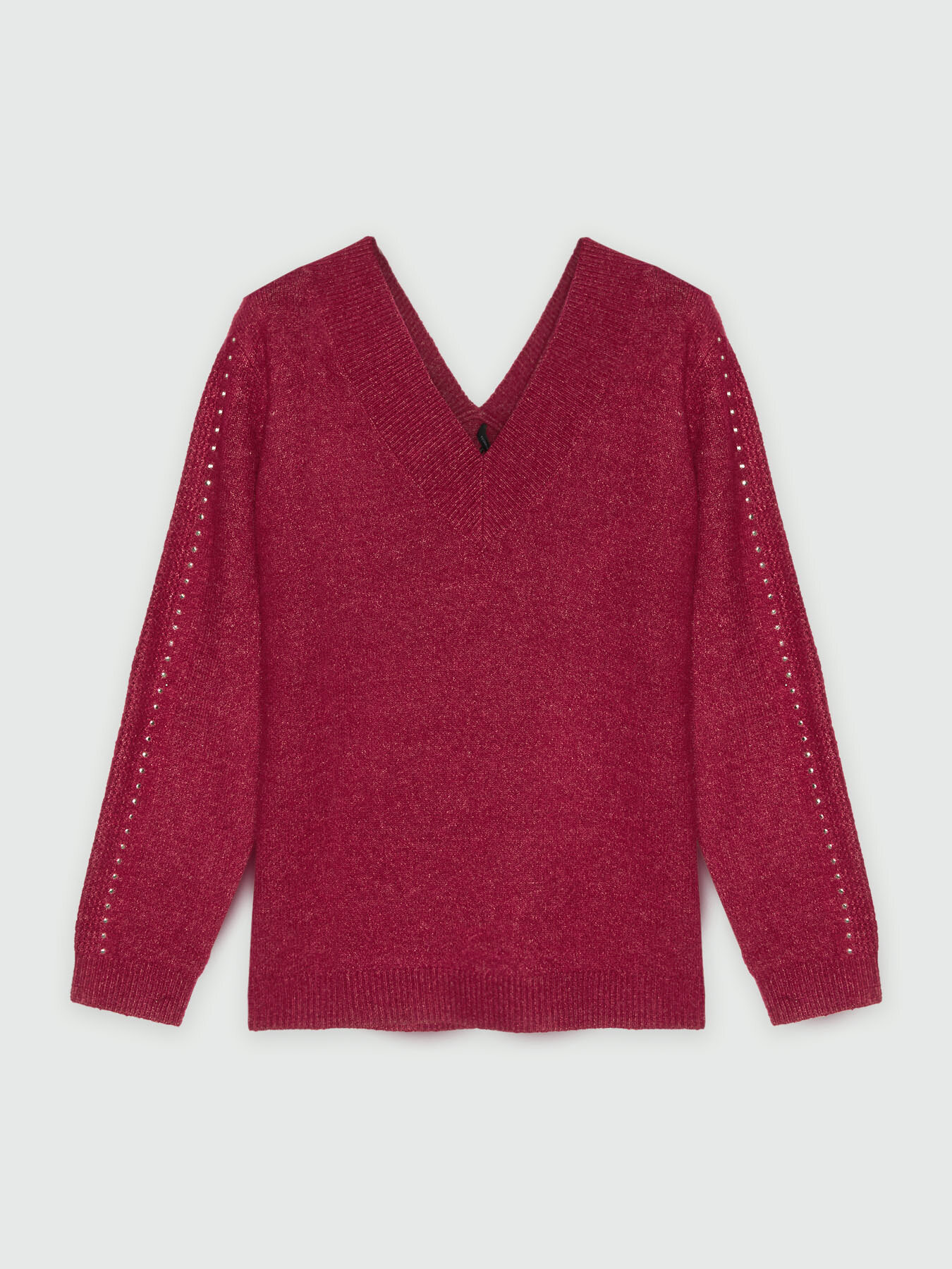 Pull avec applications sur les manches image number 4