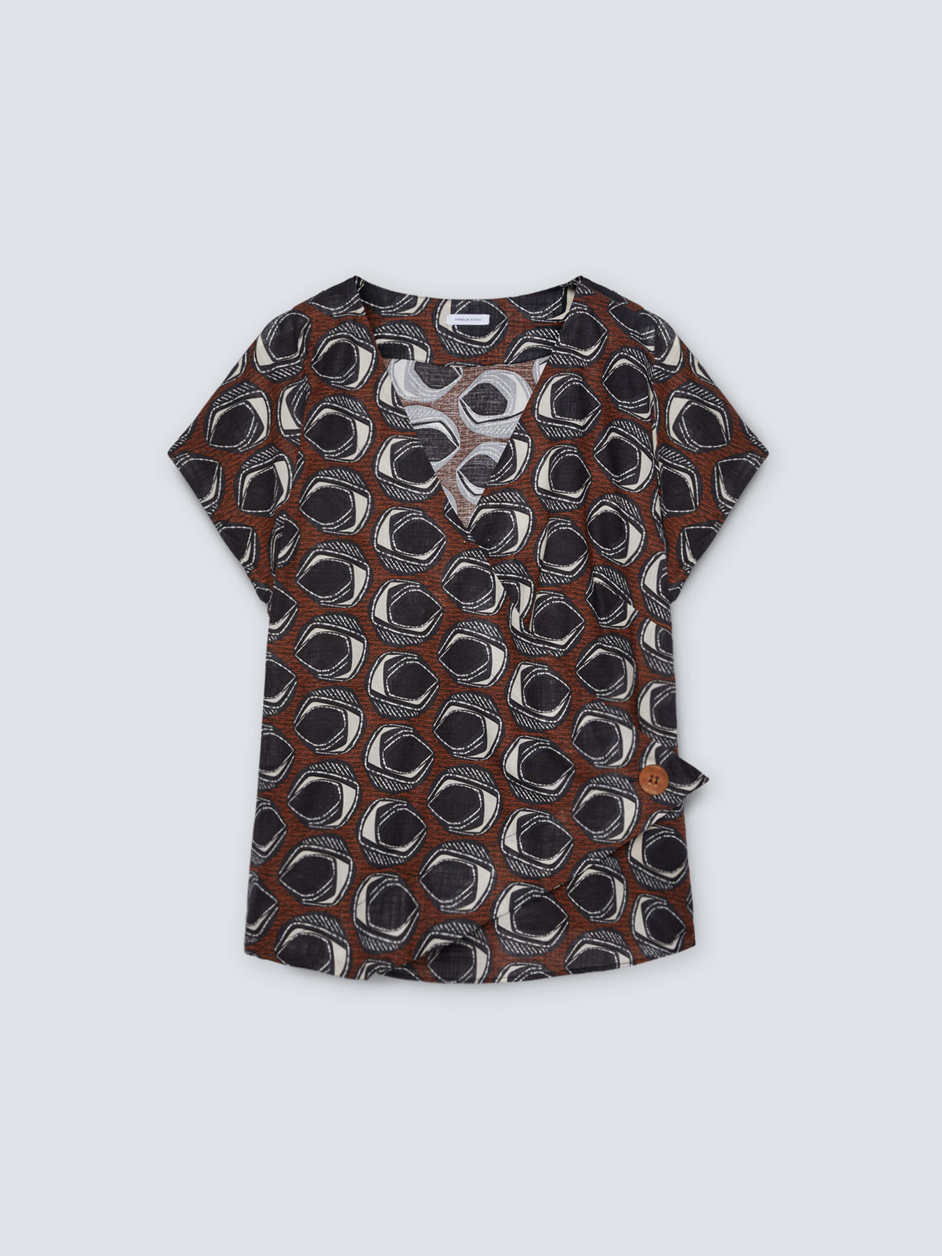 Blusa con estampado &eacute;tnico image number 5