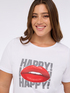 Happy! cotton jersey T-shirt image number 3