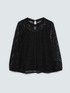 Perforated lace T-shirt image number 4