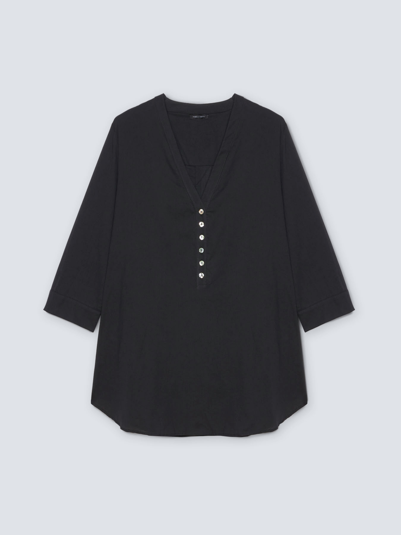 Blusa in mussola con bottoni image number 3