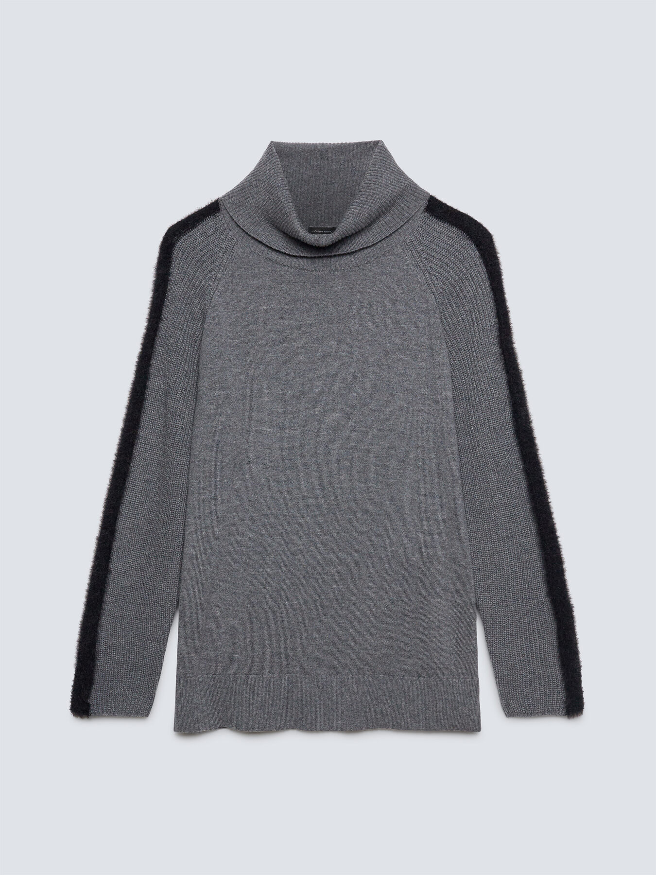 Pull à col large avec bords noirs image number 4