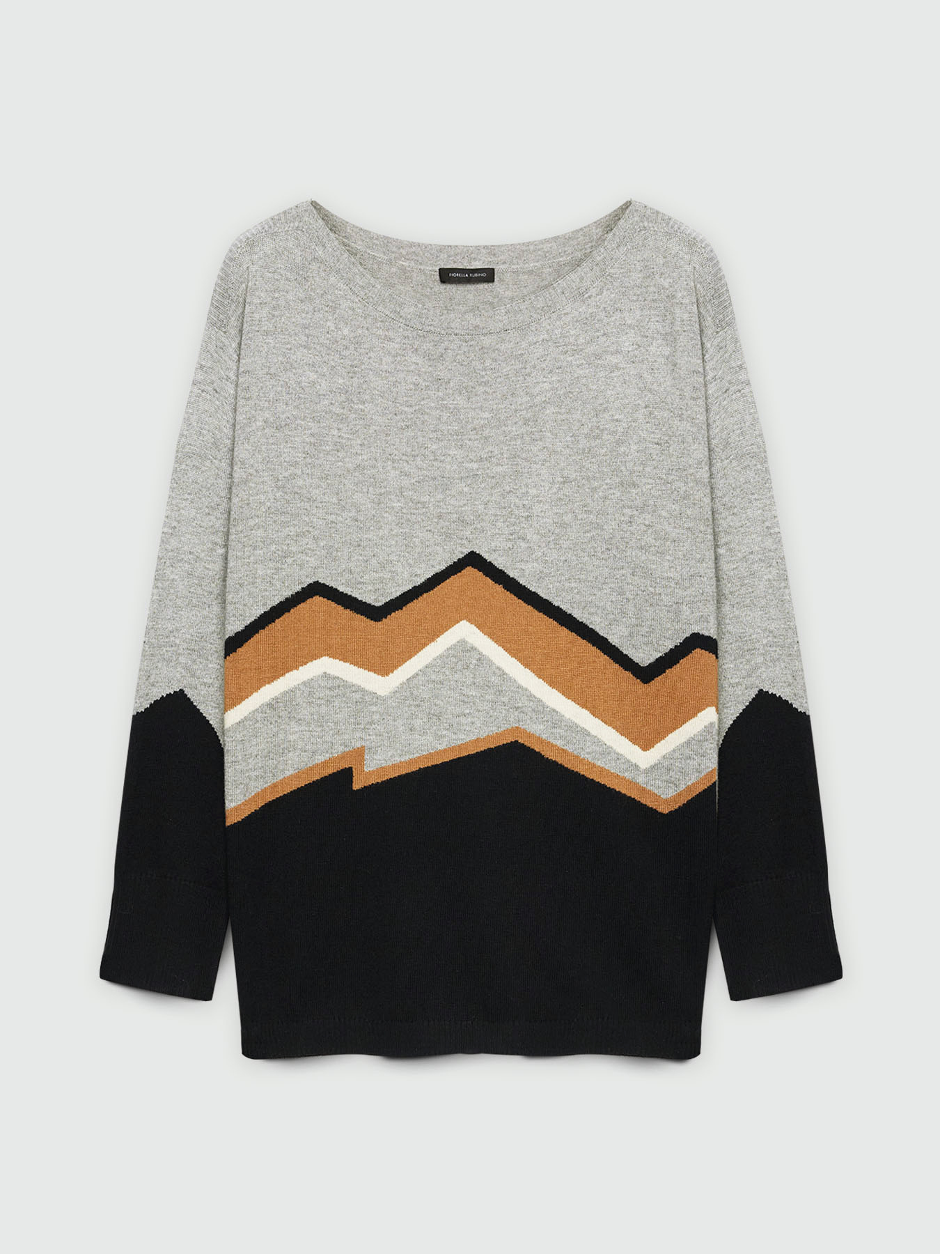 Mountain pattern sweater image number 4