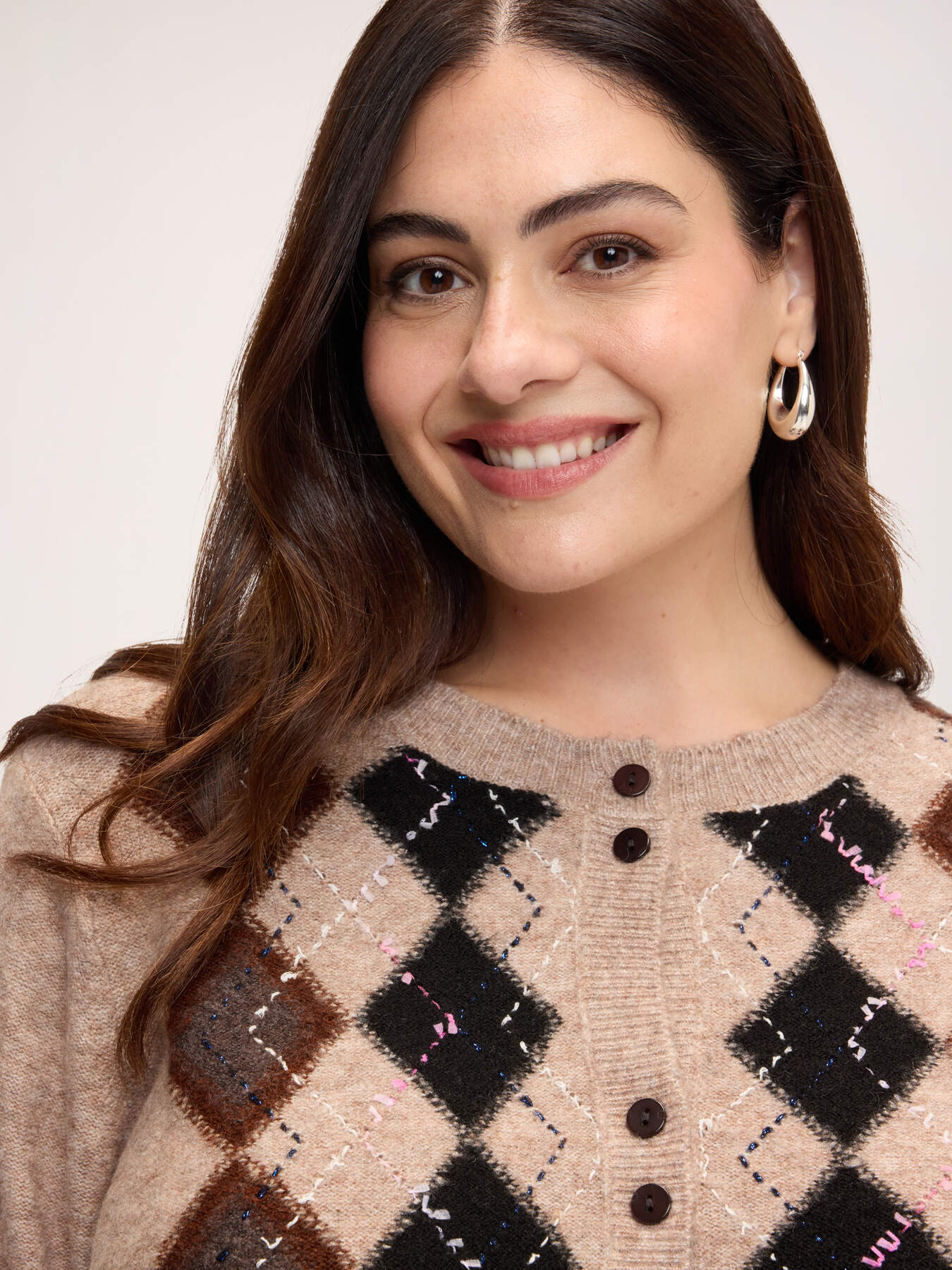 Argyle cardigan image number 5