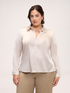 Camicia in seta stretch con colletto classico image number 0