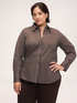 Striped shirt in stretch cotton image number 0