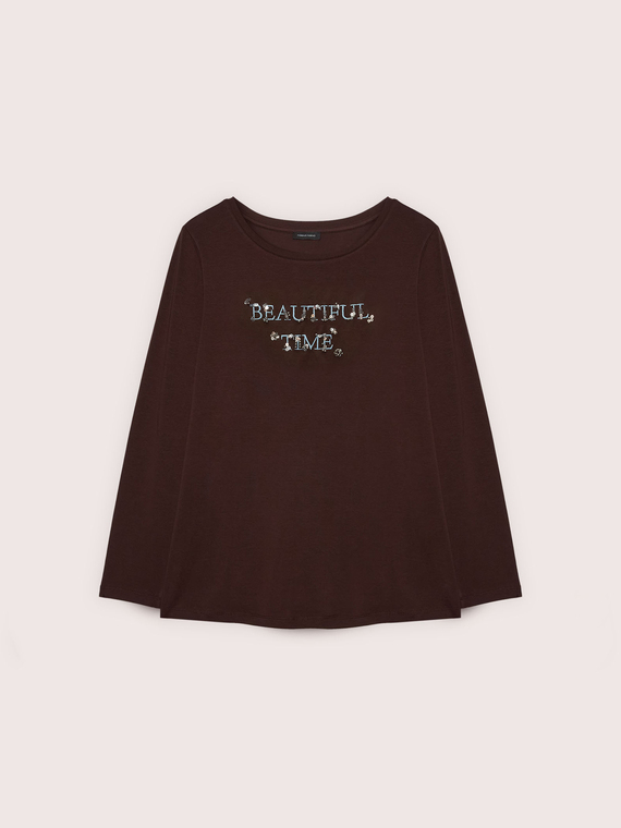 Beautiful Time cotton jersey T-shirt