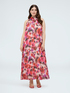 Vestito lungo Free stampa floreale image number 2