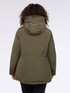 Parka with plush hood image number 3