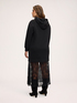 Robe en molleton avec jupe en dentelle image number 1