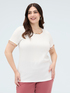 Jersey t-shirt with beads image number 0
