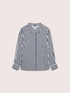 Striped viscose shirt image number 4