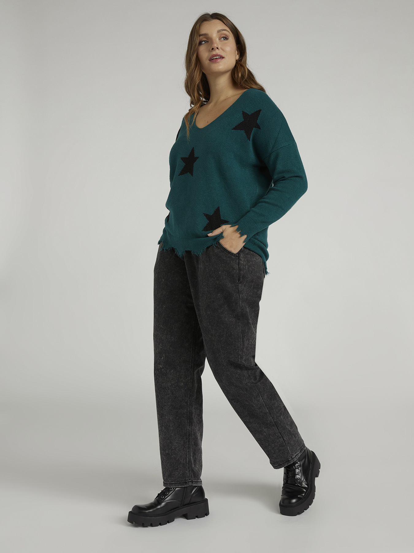 Black balloon jeans image number 0