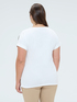 T-shirt en coton avec broderie florale image number 1