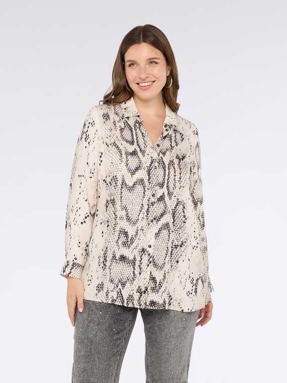 Camisa con estampado de animal