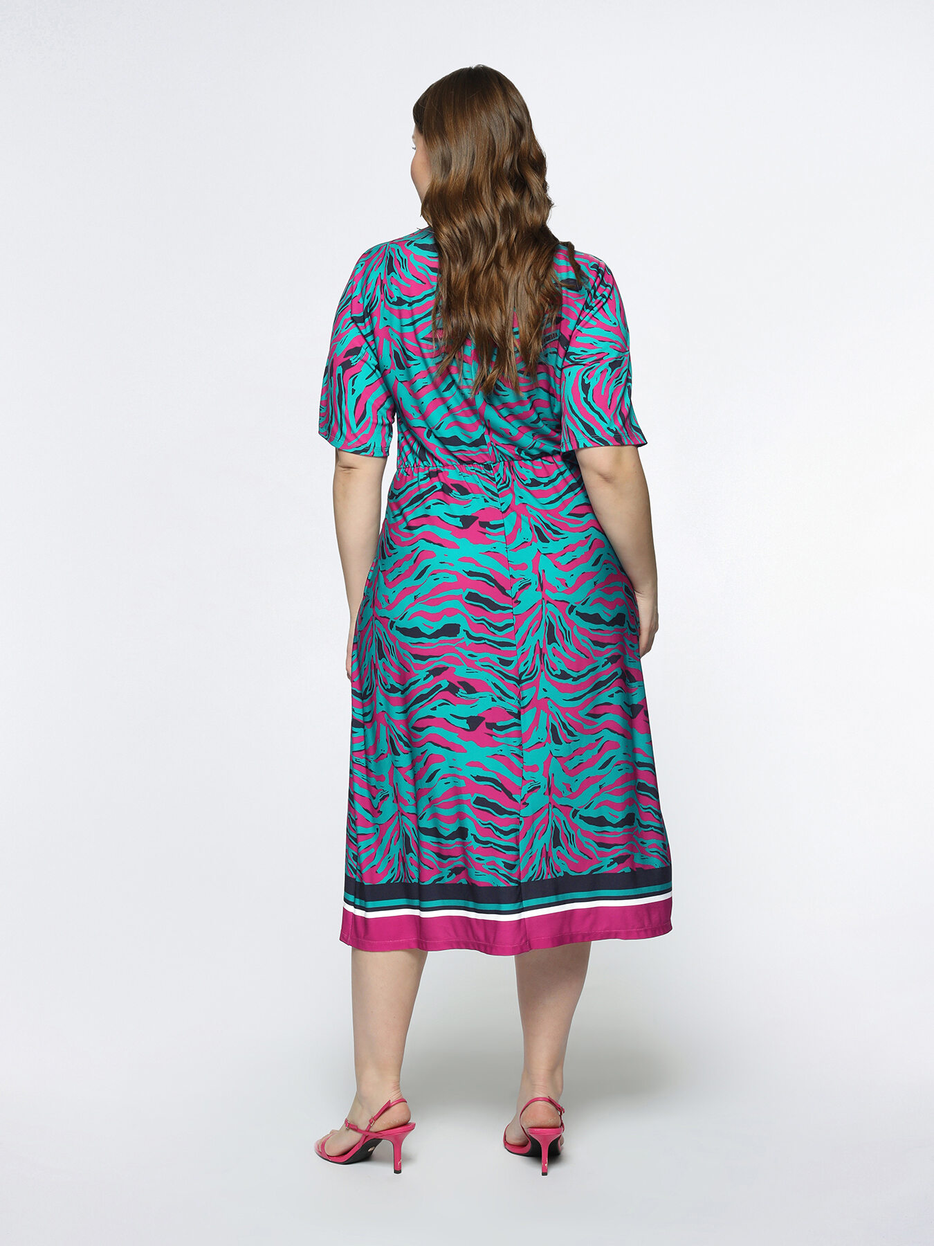 Robe imprim&eacute;e en jersey image number 1