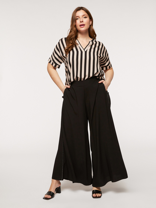 Pantaloni Palazzo Taglie Comode Donna - FiorellaRubino.com