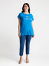Embroidered T-shirt in LENZING&trade; ECOVERO&trade; viscose image number 2