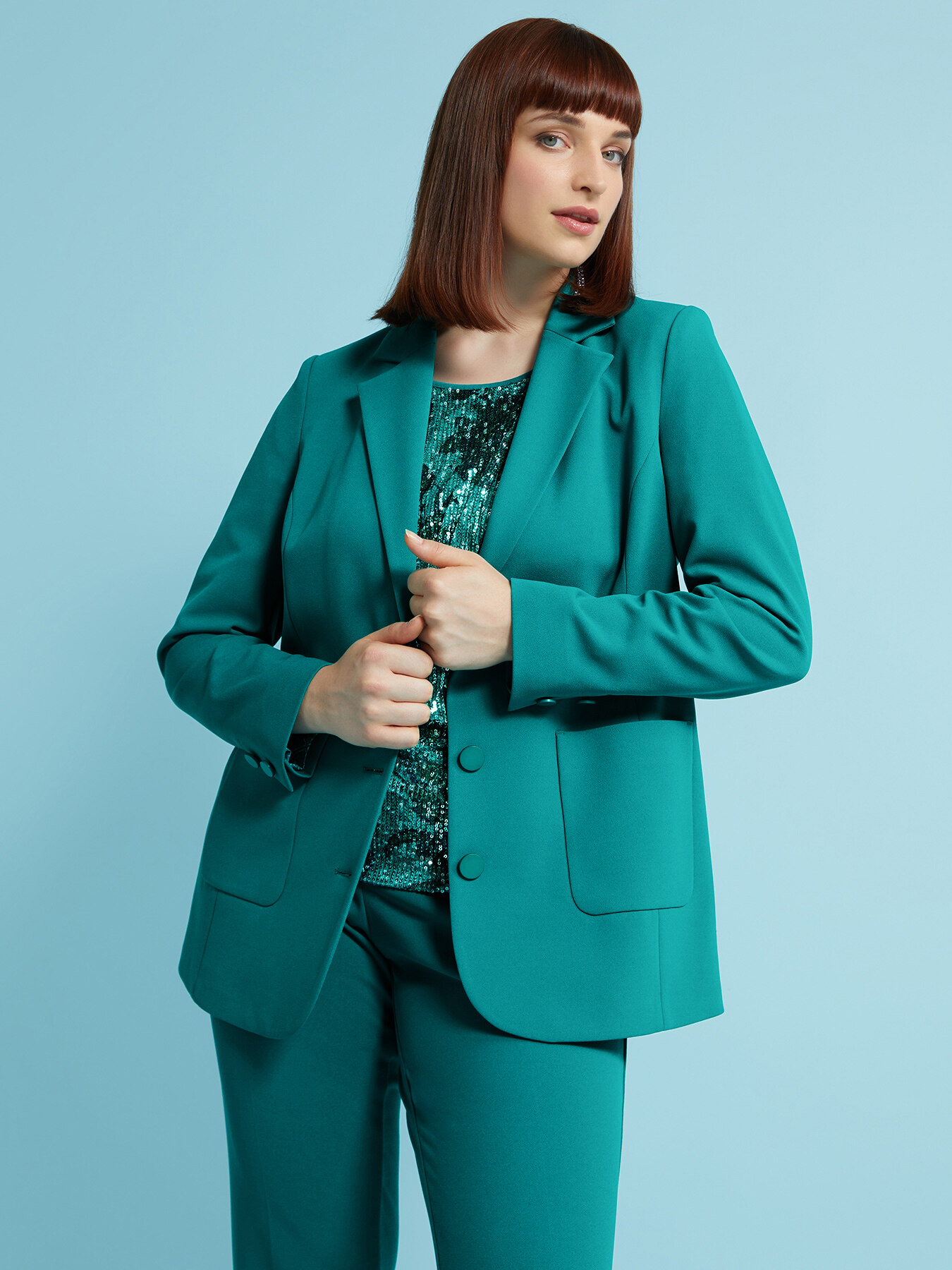 Blazer avec poches &agrave; empi&egrave;cement image number 7