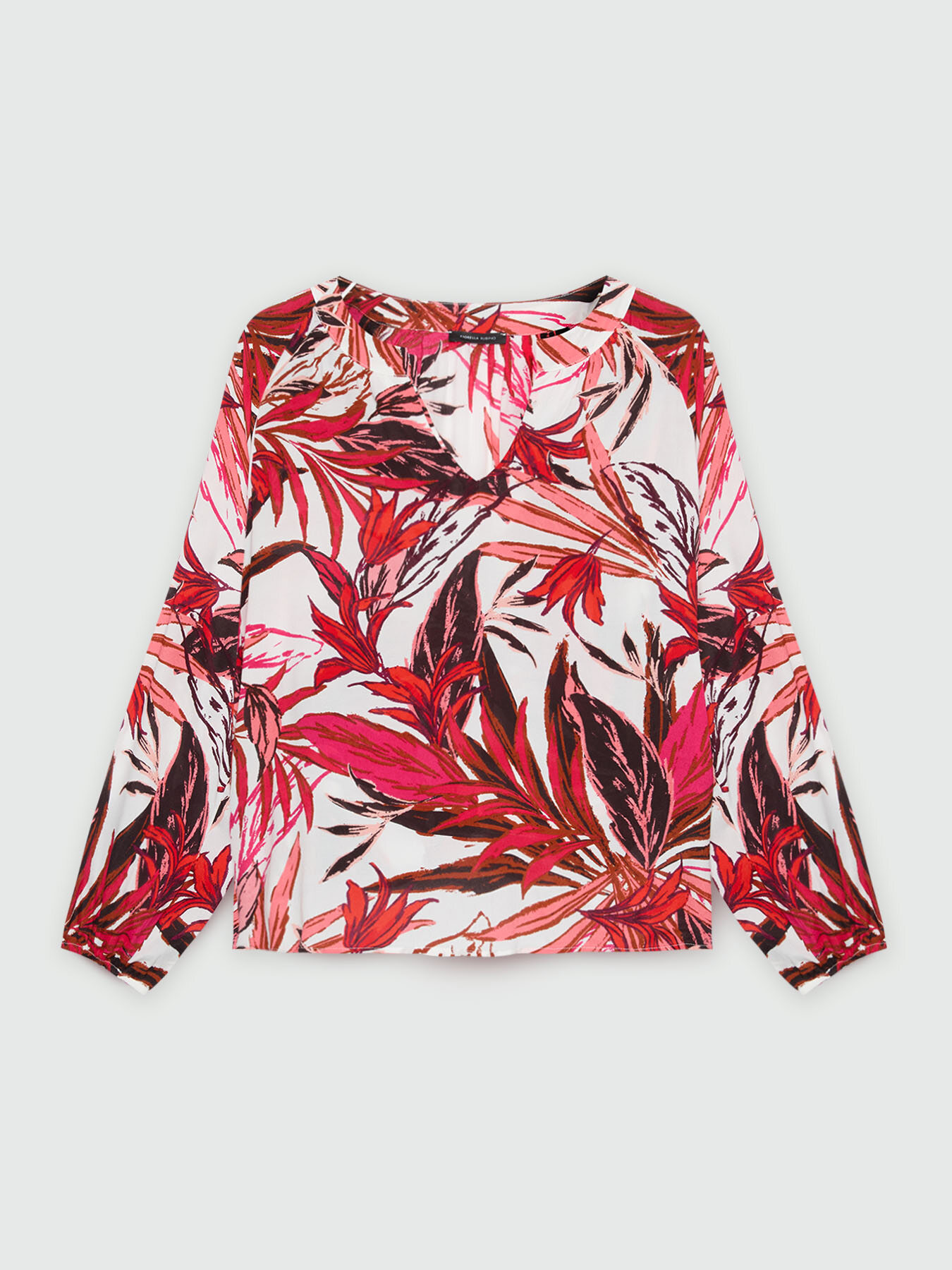 Blusa dalla stampa foliage image number 4