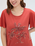 T-shirt in cotone con stampa e paillettes image number 3