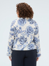 Floral print shirt with knot image number 1