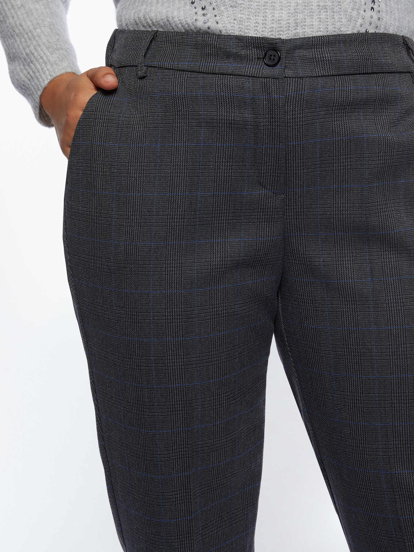 Pantaloni dritti in Principe di Galles image number 2