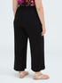 Wide leg viscose trousers image number 1