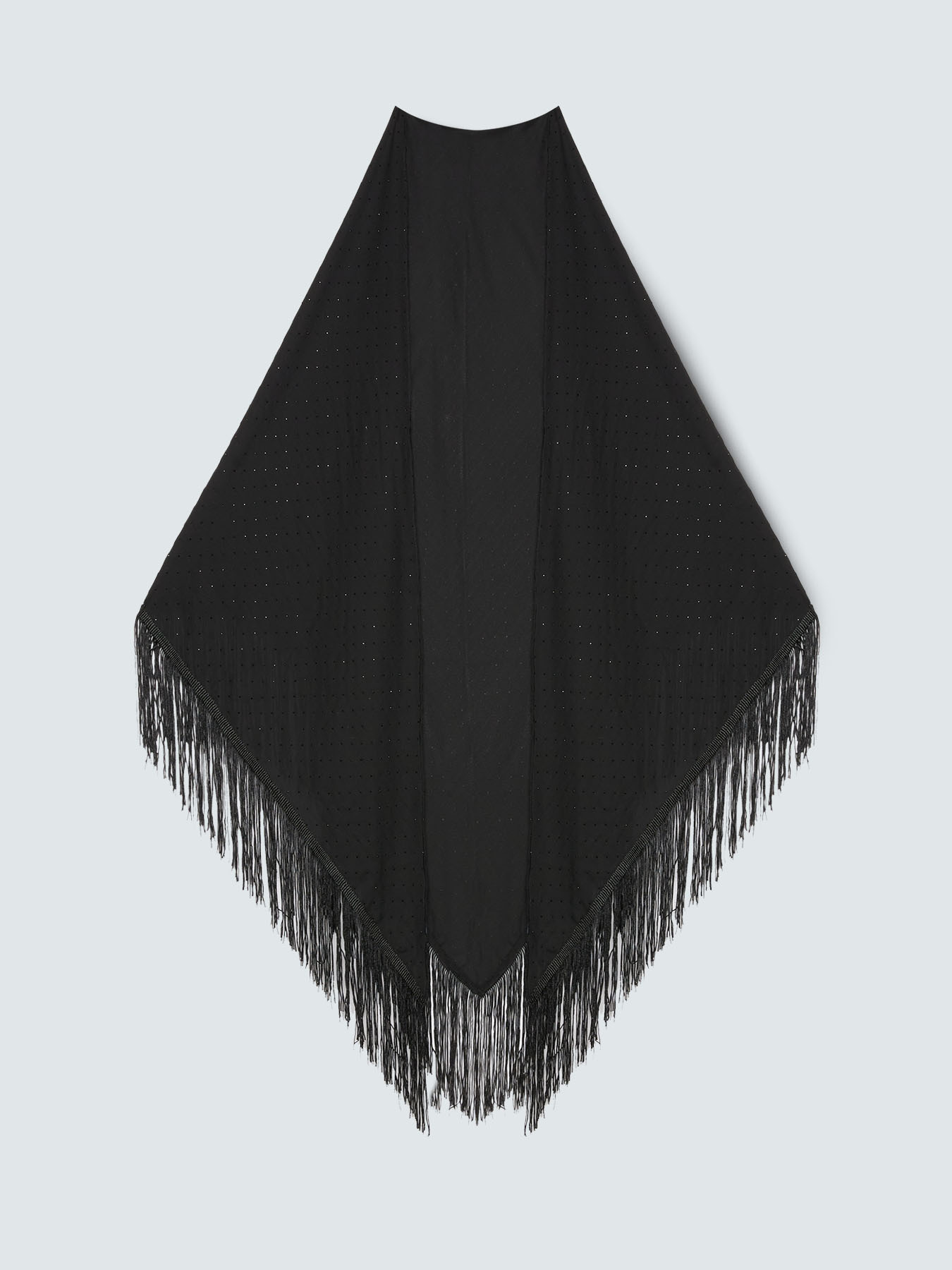 Foulard avec franges et points lumineux image number 1