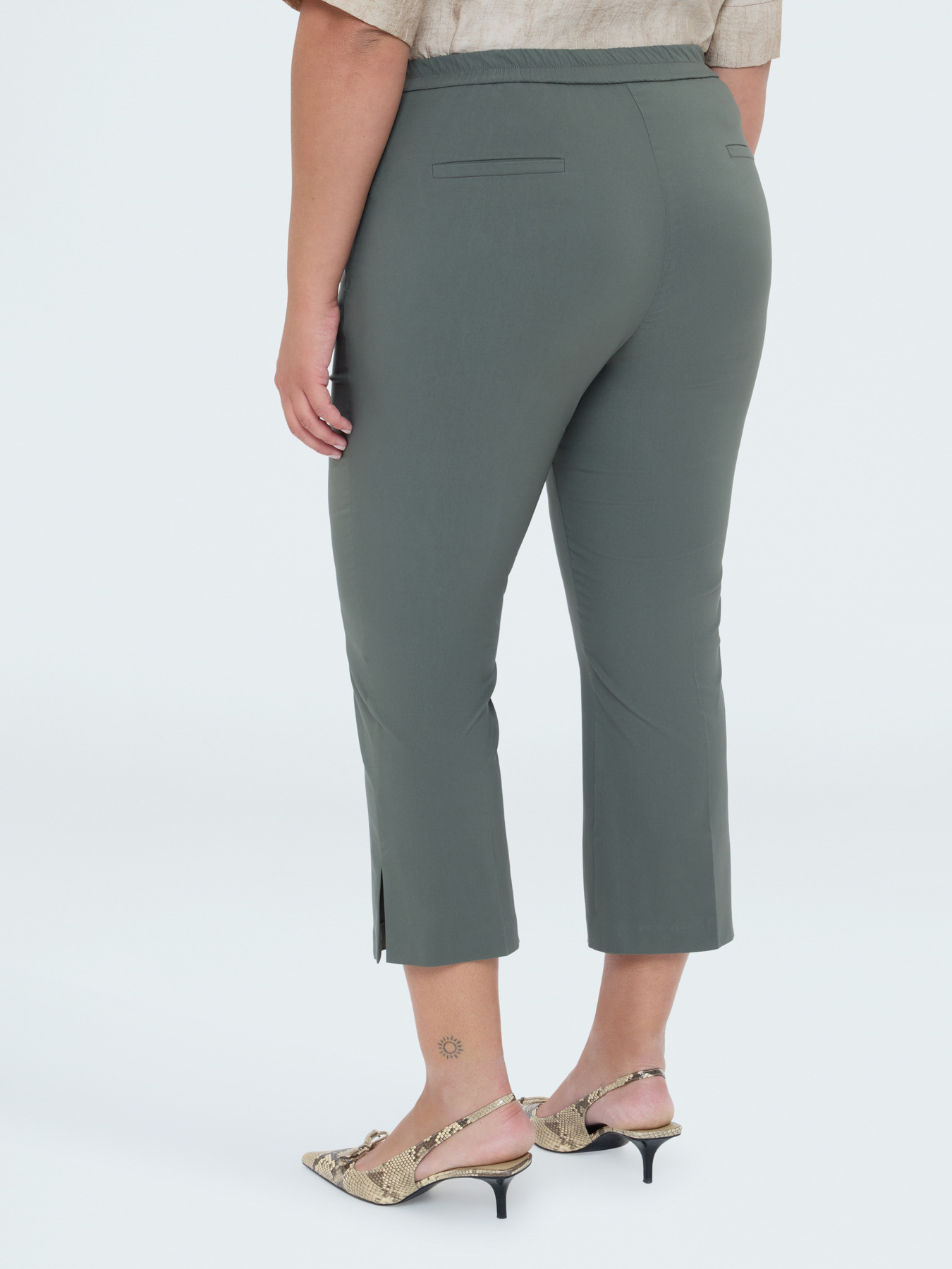 Kick Flare Pants in stretch fabric image number 1