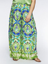 Tie dye print palazzo trousers image number 0