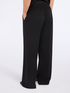 Pantalones wide leg de tejido el&aacute;stico image number 1