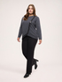 Wool-blend sweater with sequin band image number 2