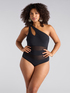 One-shoulder one-piece swimsuit image number 3